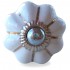 Plain White Pumpkin Knob