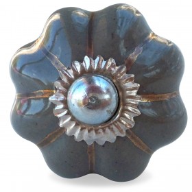 Bouton de Meuble porcelaine Taupe