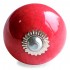 Red Crakle Glaze Knob