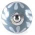 Bouton de Meuble Guirlande Gris et Blanc