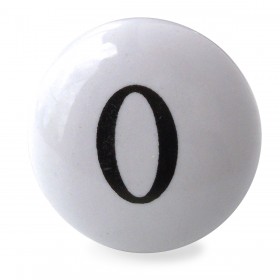 Bouton de Meuble Nombre Zéro