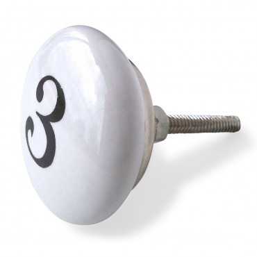 Bouton de Meuble Nombre Trois