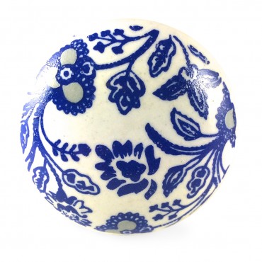 Bouton de Meuble Couronne de Fleurs