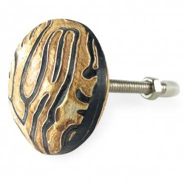 Bouton de Meuble Corne Tortue