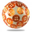 Orange Buttons Resin Knob