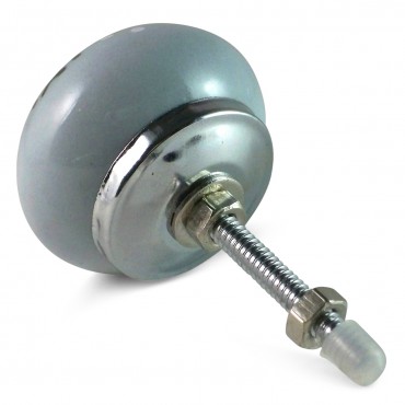 Bouton de Meuble Géométrique Gris