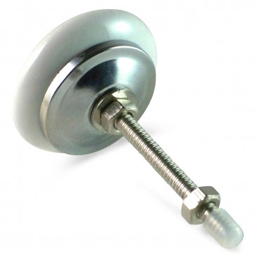 Bouton de Meuble Zèbre Gris et Rose