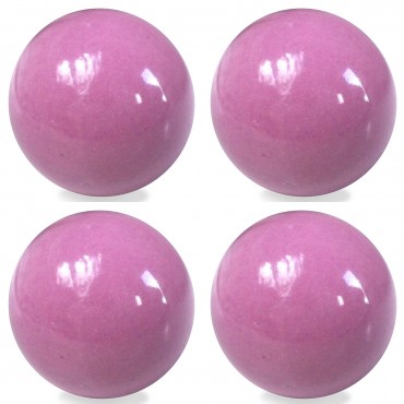 Set of 4 Plain Purple Ball Knobs
