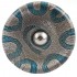 Glass Silver Knob