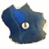 Bouton de Meuble Agate Bleu