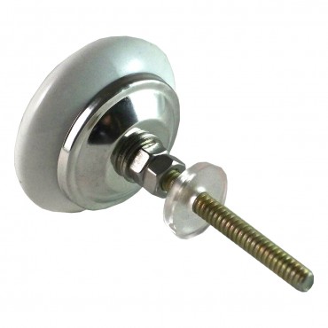 Vins et Spiritueux White Porcelain Knob