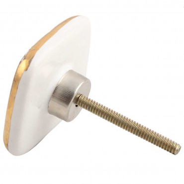 Bouton de Meuble en Porcelaine Pivoine