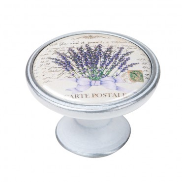 Lavender 3 Knob