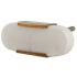 bouton de meuble pierre blanche ovale /boutonsdemeubles.com