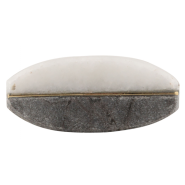 Bouton de Meuble Pierre Grise et Blanche / boutonsdemeubles.com