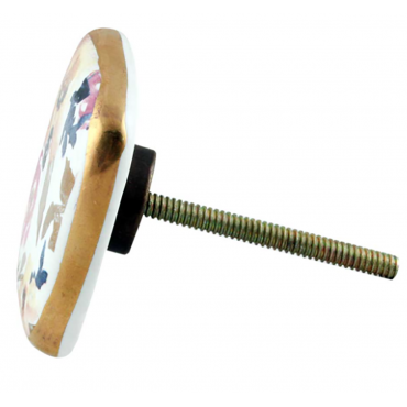 bouton de meuble fleur rose - boutonsdemeubles.com