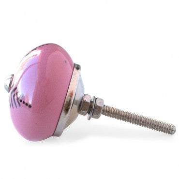 Bouton de Meuble Berbère Rose et Noir