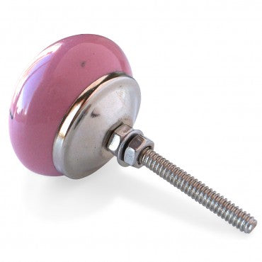 Bouton de Meuble Berbère Rose et Noir
