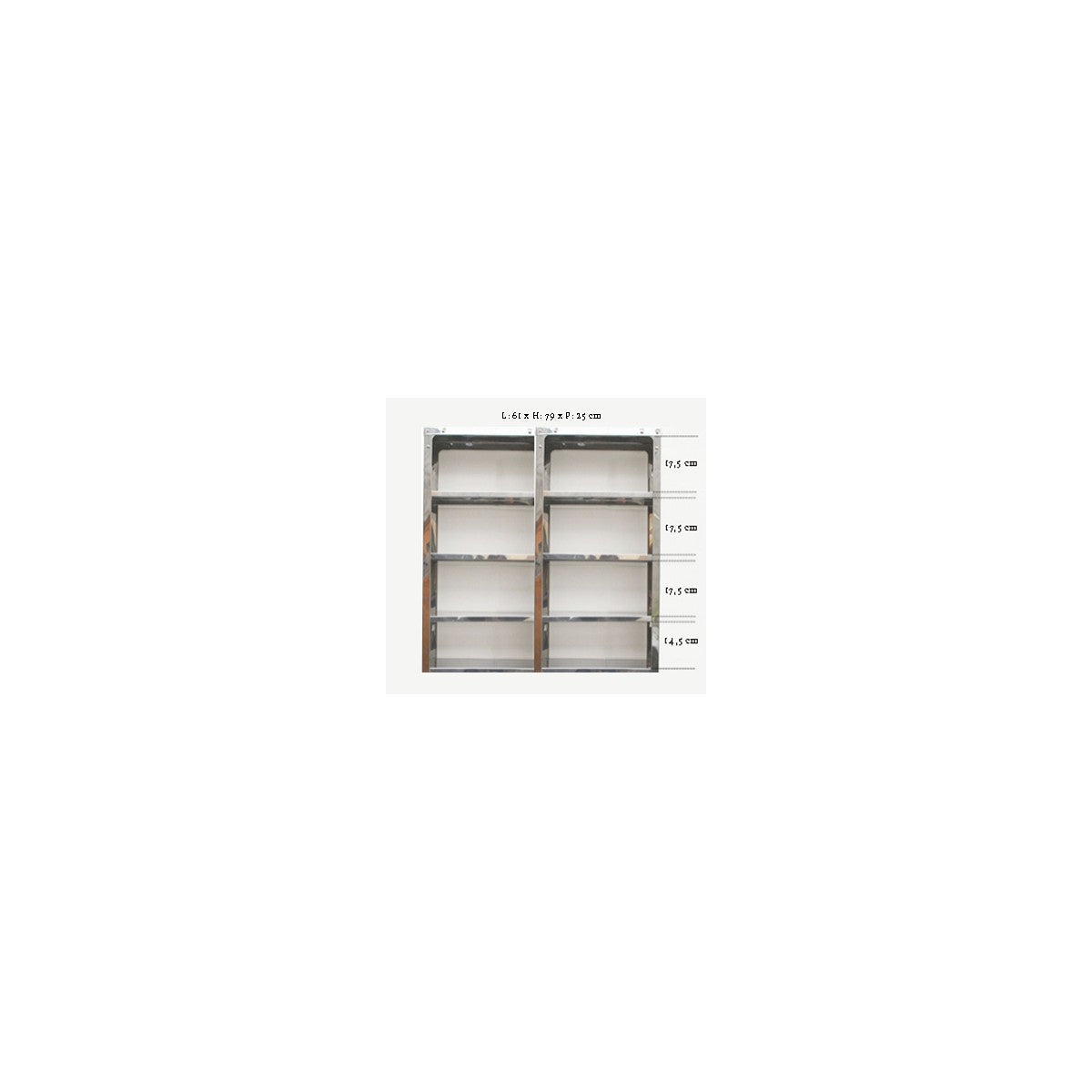 Etagère Inox Pigeonnier Double